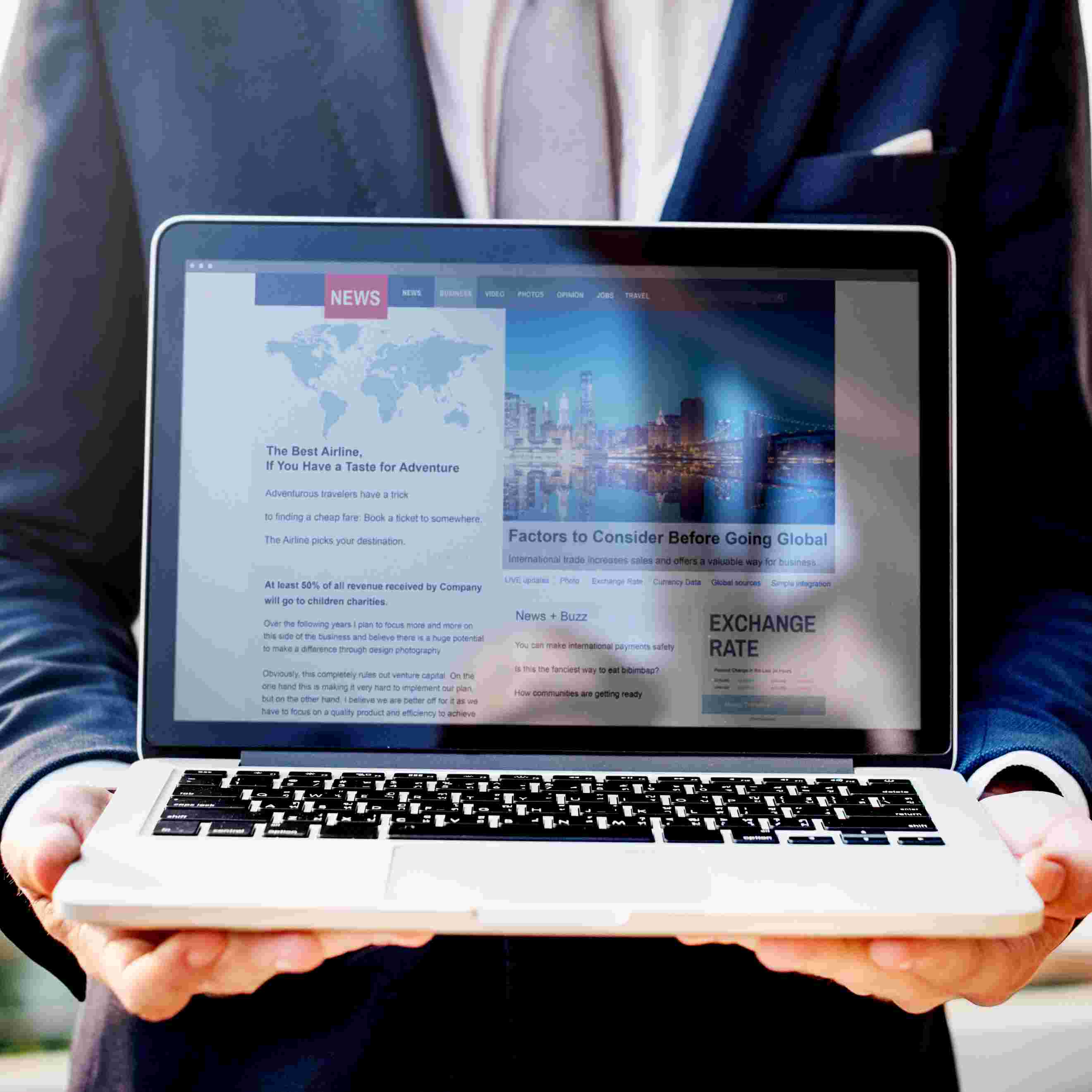 News Portal Publishing Background